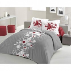 Housse de Couette LOUNGE 200x200 ROUGE + 2 TO