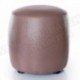 Pouf rond taupe 30 cm