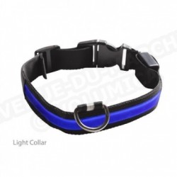 Collier lumineux EYENIMAL LIGHT COLLAR bleu M