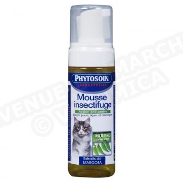 PHYTOSOIN mousse insectifuge chats flacon 150 ml