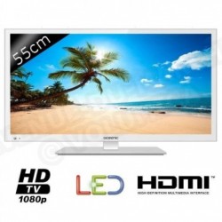 OCEANIC TV LED Full HD 55cm (21,5") blanc