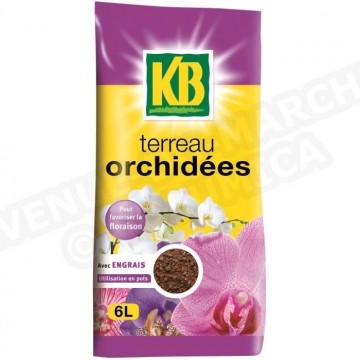 Terreau orchidées 6L