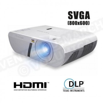 VIEWSONIC PJD5155L Vidéoprojecteur SVGA DLP blanc