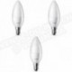 PHILIPS Lot de 3 ampoules Flamme LED 25W E14