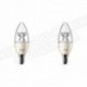 PHILIPS Lot de 2 ampoules Flamme LED 40W E14