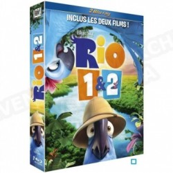 Blu-Ray Coffret Rio : Rio 1 Rio 2
