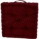 SERGE Coussin de sol bordeaux 40x40x10