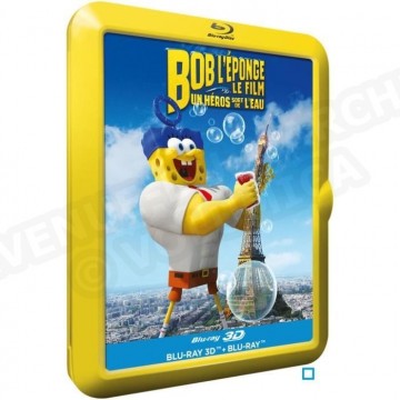 Blu-Ray 3D BOB L'EPONGE LE FILM UN HEROS SORT DE L'EAU
