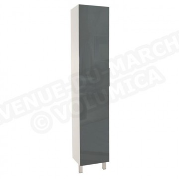 Colonne Balai 40 cm - Gris Haute Brillance