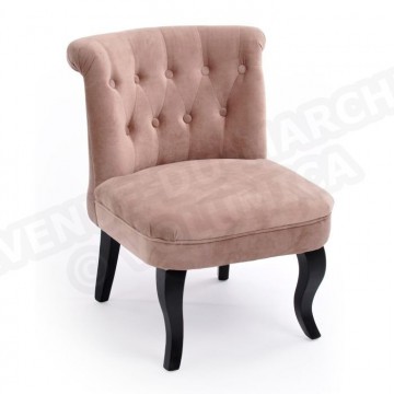 VENEZIA Fauteuil Crapaud Beige