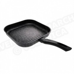 SITRAM Grill 28x28 cm fonte d'alu pierre induction