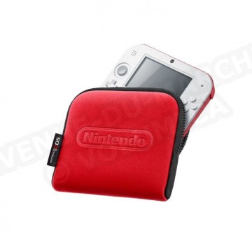 Pochette de Transport Nintendo 2DS Rouge