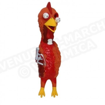 Jouet vinyle pour chien Zombie toys poulet