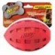 Jouet chien Nerf dog crunchable foot rouge