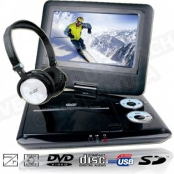 D-Jix PVS705-79HB Lecteur DVD portable + casque