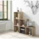 IKY Cubes de rangement / Etagere 102 cm chene massif