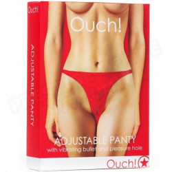 OUCH ADJUSTABLE PANTY RED